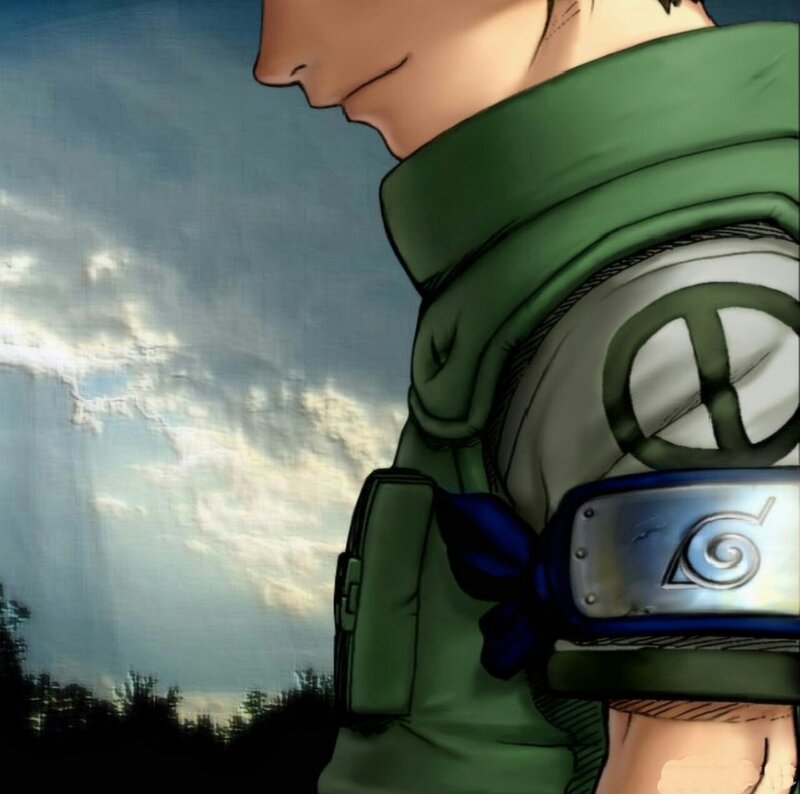 Anime Character in Green — Contemplative