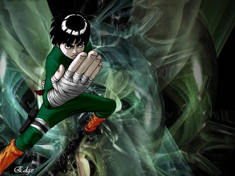 Anime Character in Green Outfit — Dynamic