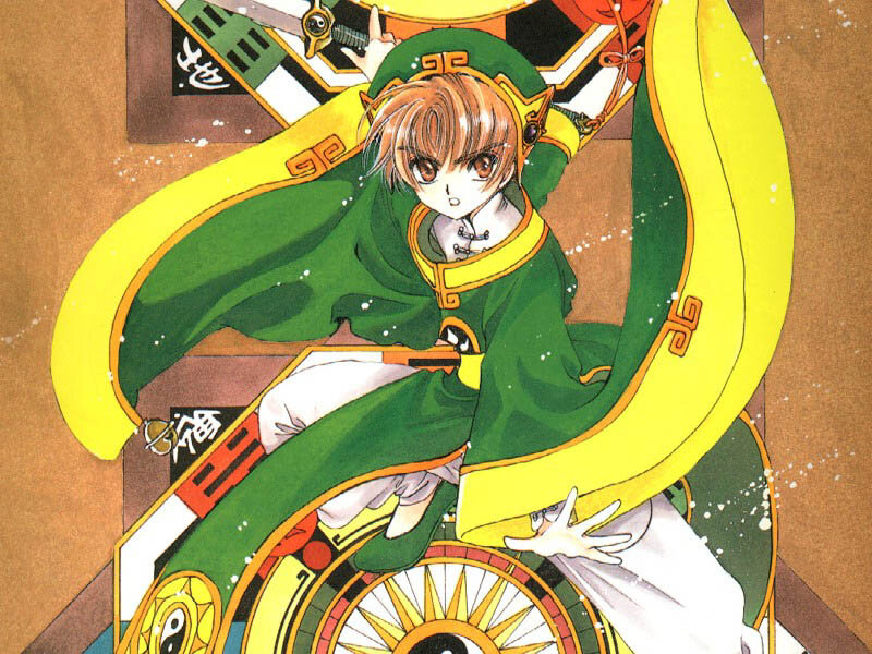 Anime Character in Green Robe