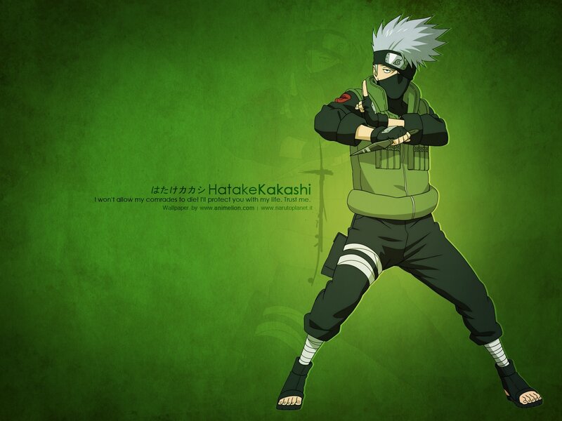 Anime Character in Green — Serious