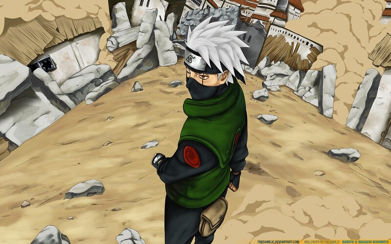 Anime Character in Green Vest — Dramatic, Manga, Debris