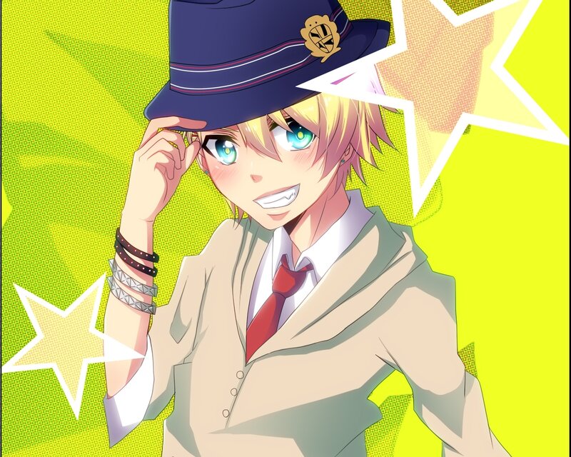 anime character in hat