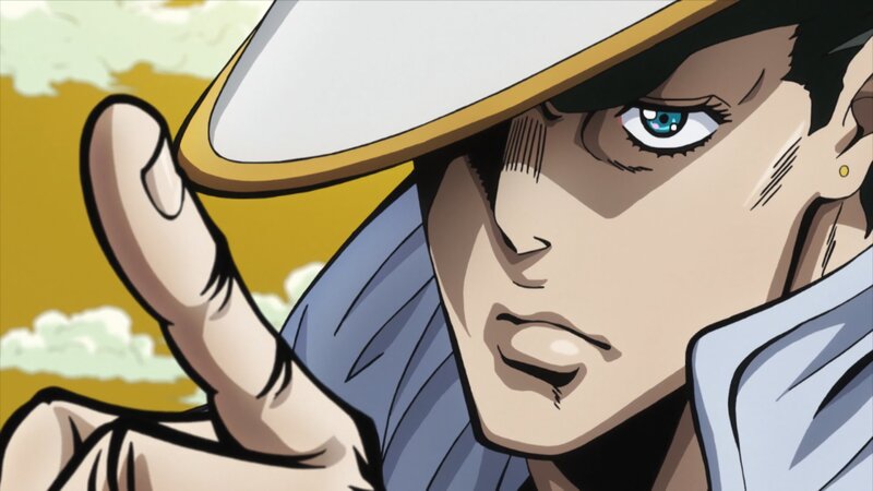 Anime Character in Hat — Yellow