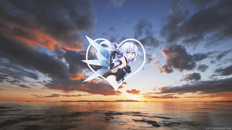 Anime Character in Heart