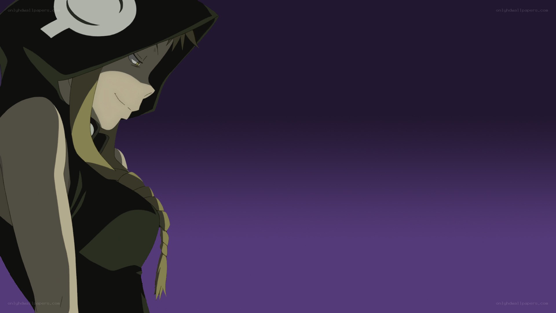 anime character in hood