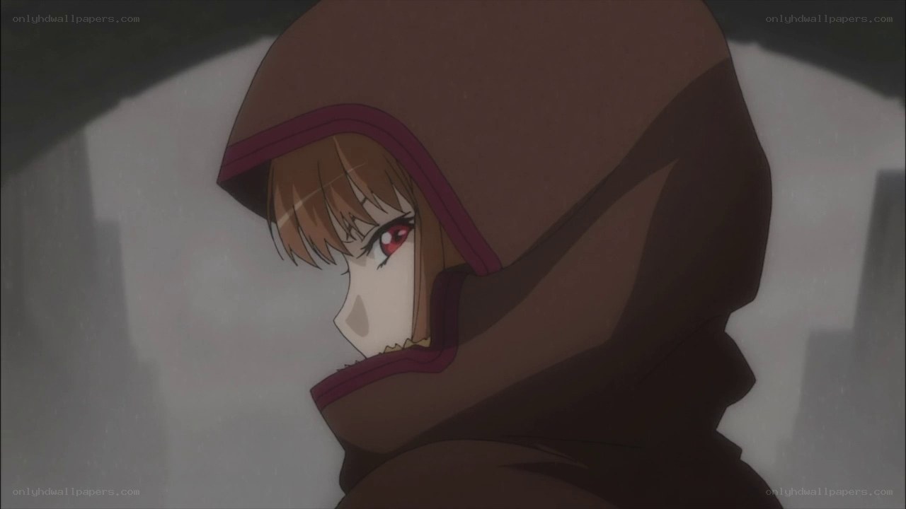 anime character in hood