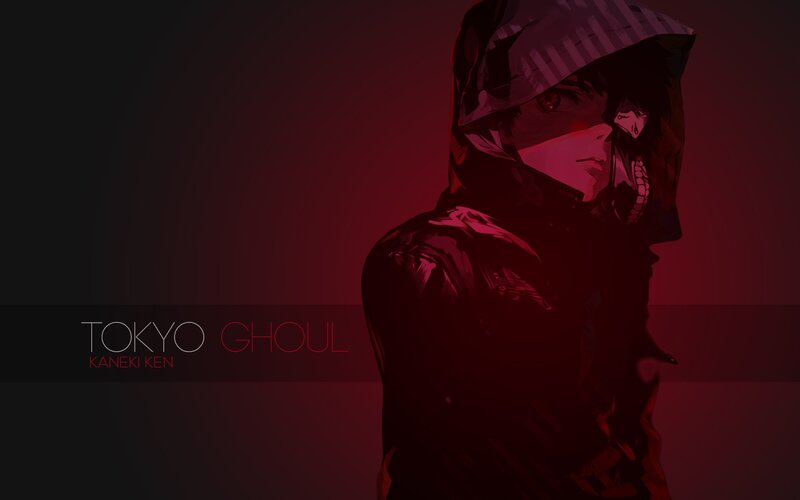 Anime Character in Hood — Black, Dark, Dramatic