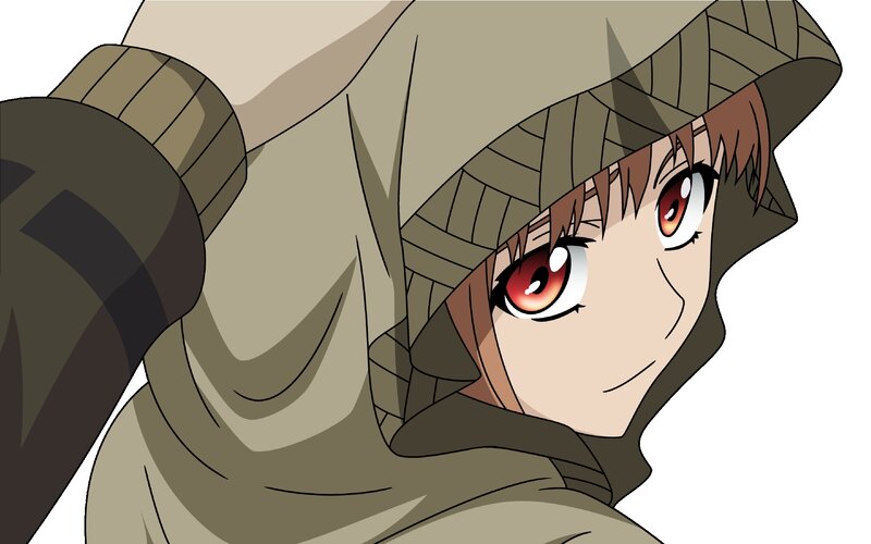 Anime Character in Hood — Brown