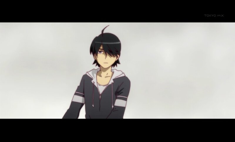 anime character in hoodie