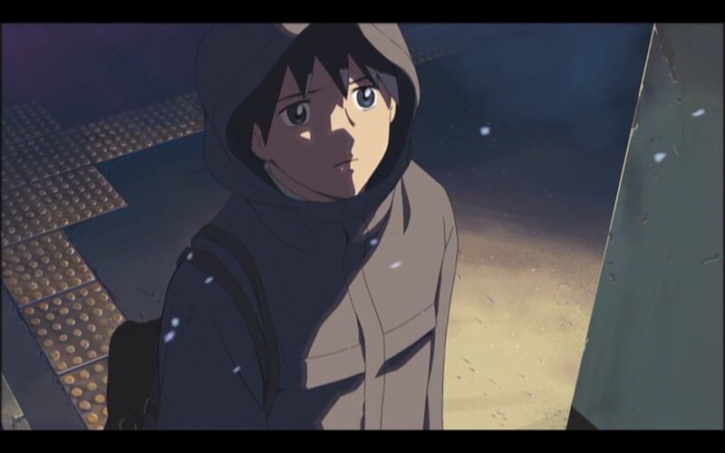 Anime Character in Hoodie — Gray, Dramatic