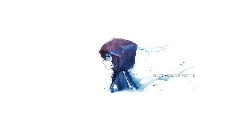 Anime Character in Hoodie — White