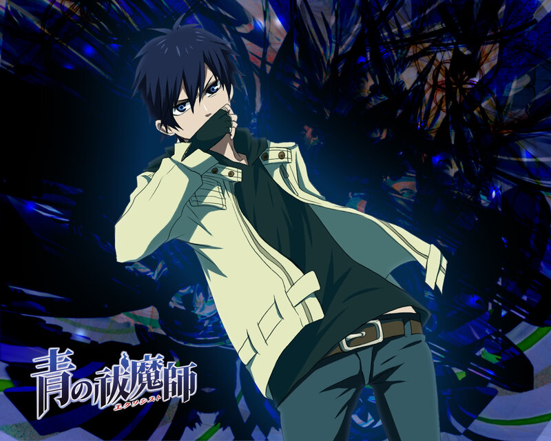 Anime Character in Jacket — Blue