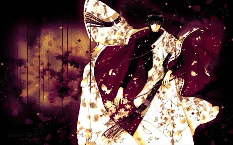 anime character in kimono