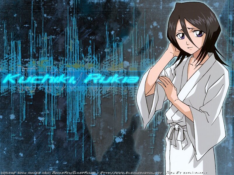 Anime Character in Kimono — Blue