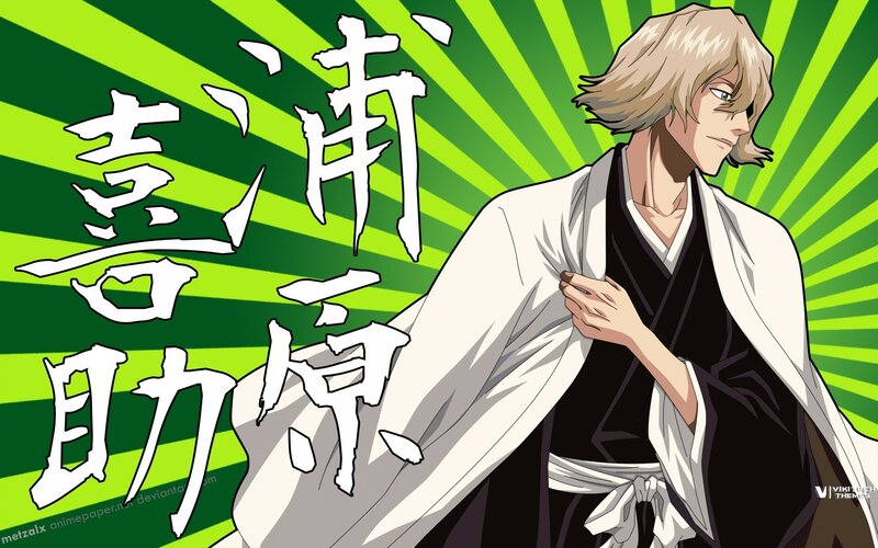 Anime Character in Kimono — Green