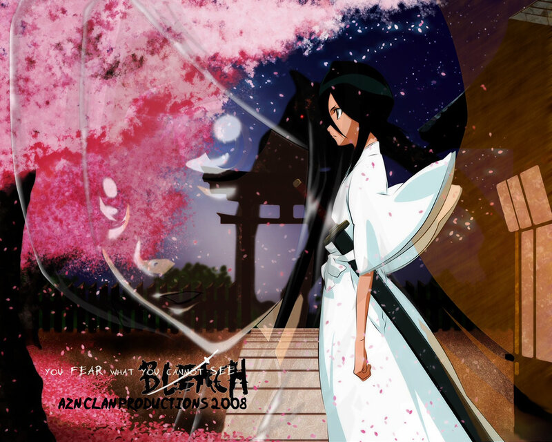 Anime Character in Kimono — Pink, Dramatic