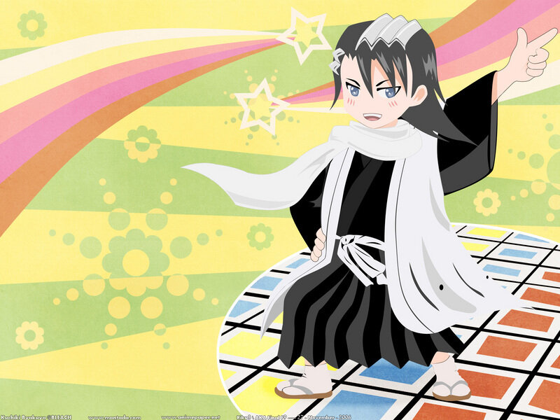 Anime Character in Kimono — Yellow