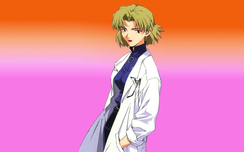 anime character in lab coat