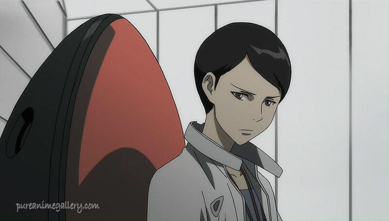 anime character in lab coat