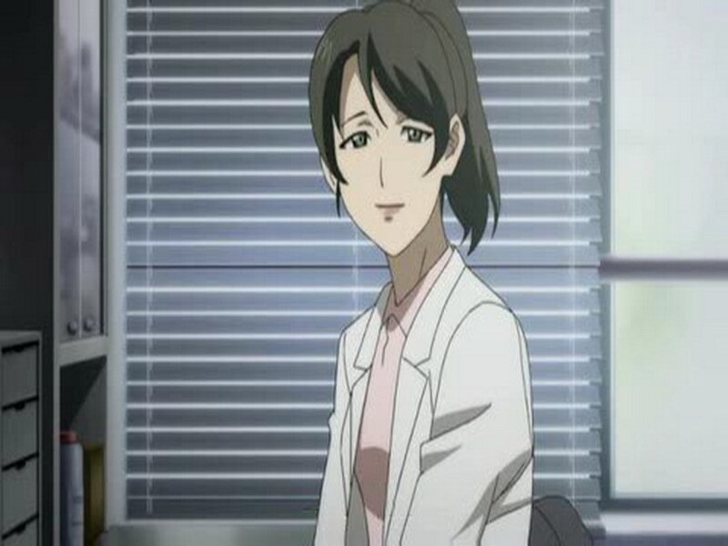 anime character in lab coat