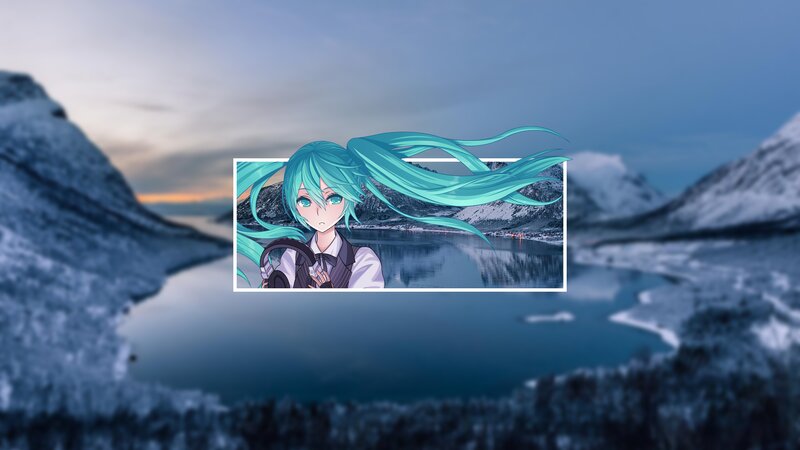 Anime Character in Landscape