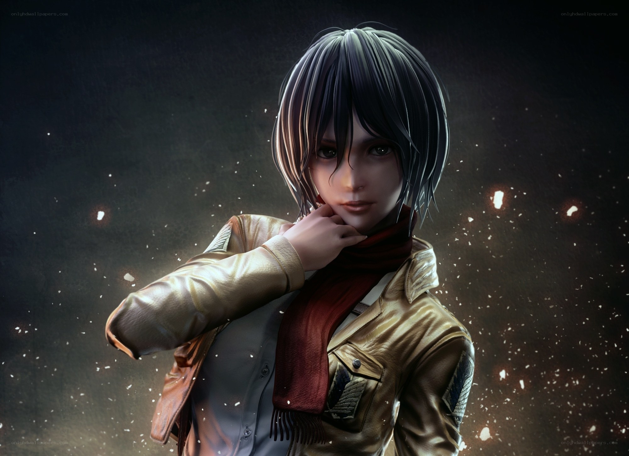 anime character in leather jacket