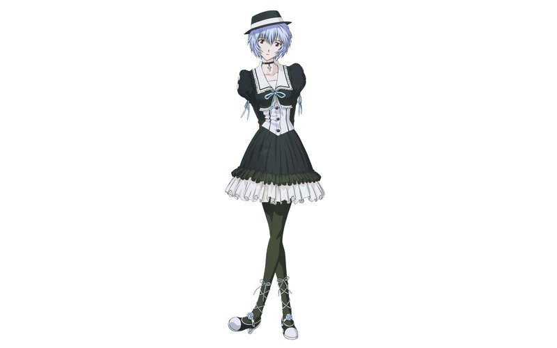 anime character in maid outfit