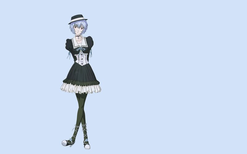 anime character in maid outfit