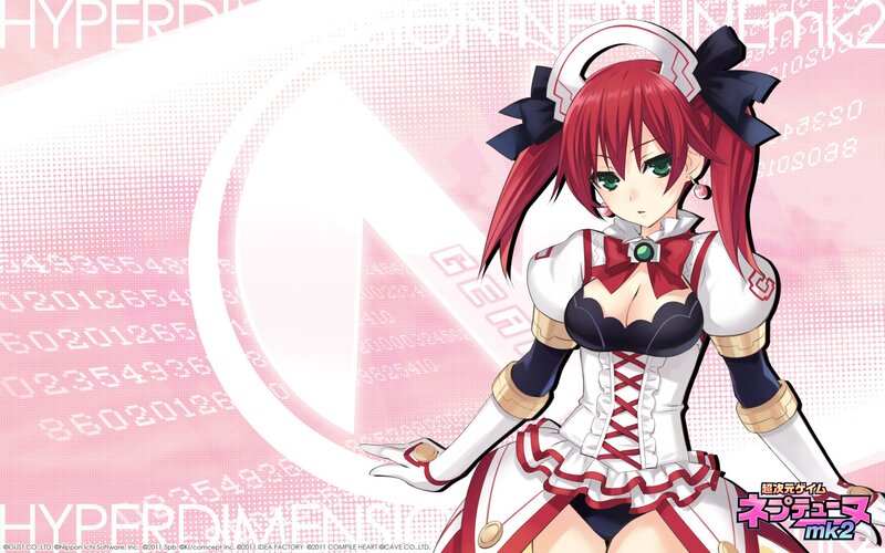 Anime character in maid outfit