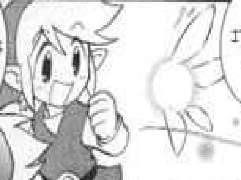 Anime Character in Manga Panel