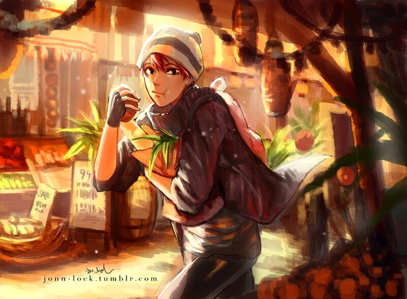 Anime Character in Market