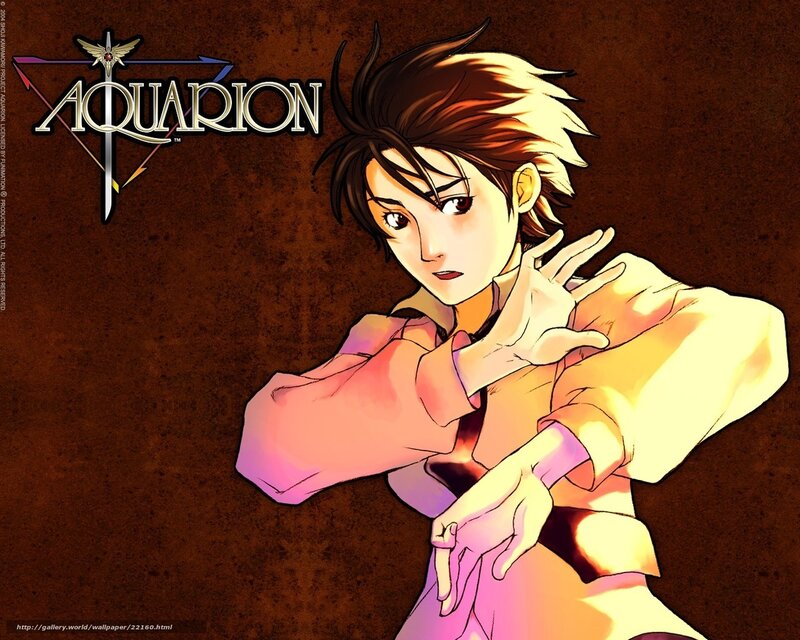 Anime Character in Martial Arts Pose — Brown, Dramatic