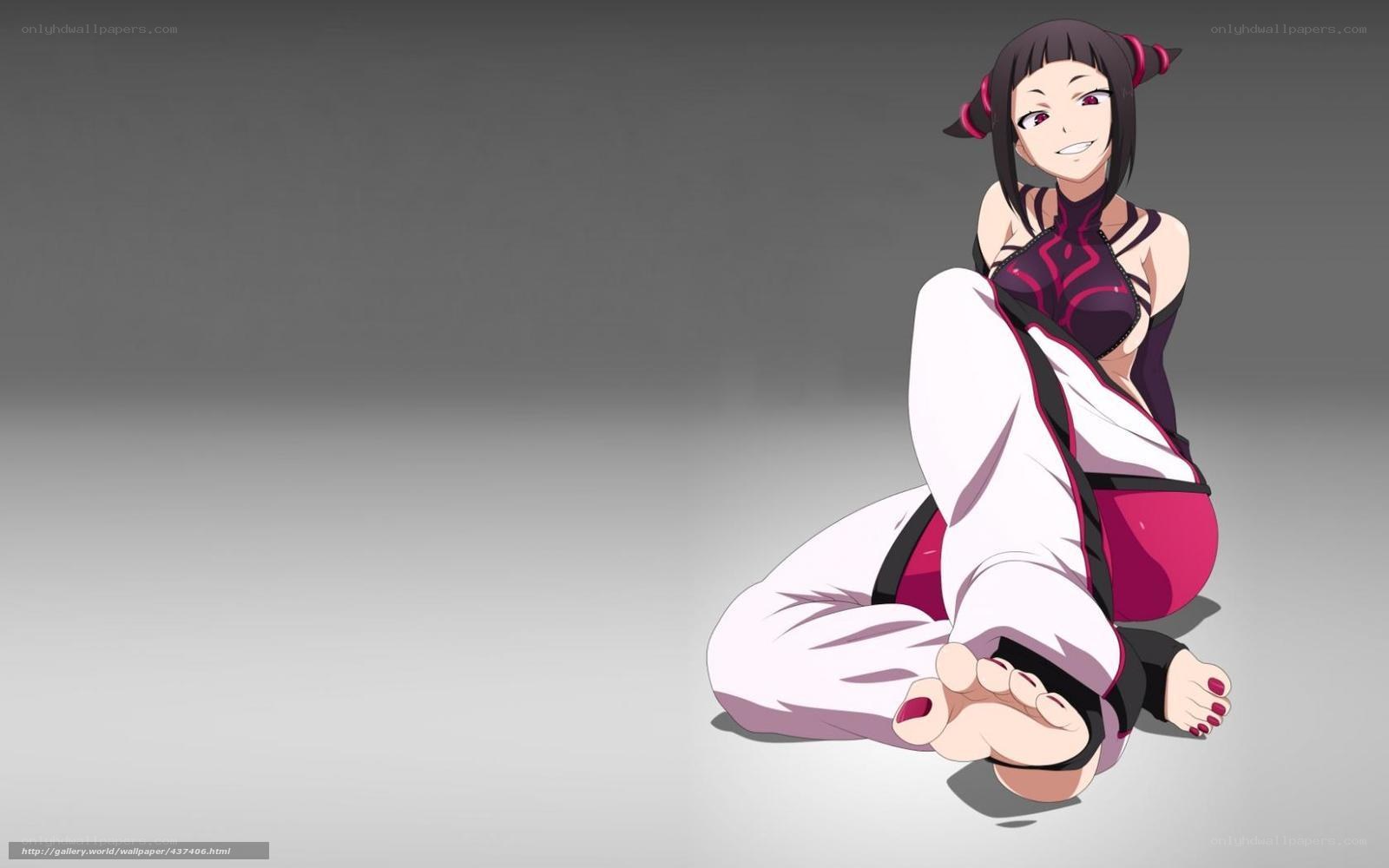 anime character in martial arts pose