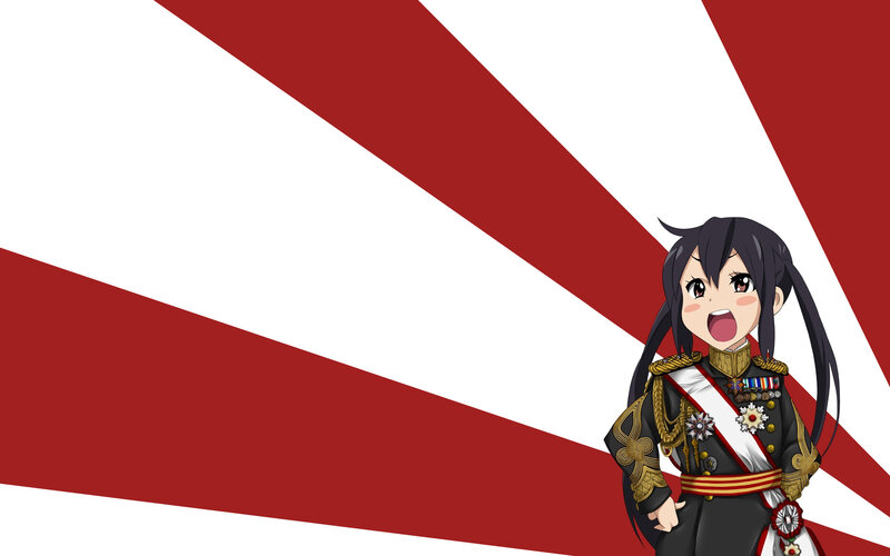 anime character in military uniform