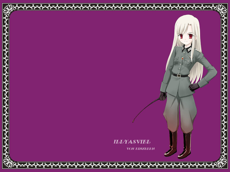 anime character in military uniform