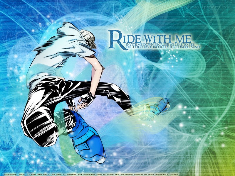 anime character in motion