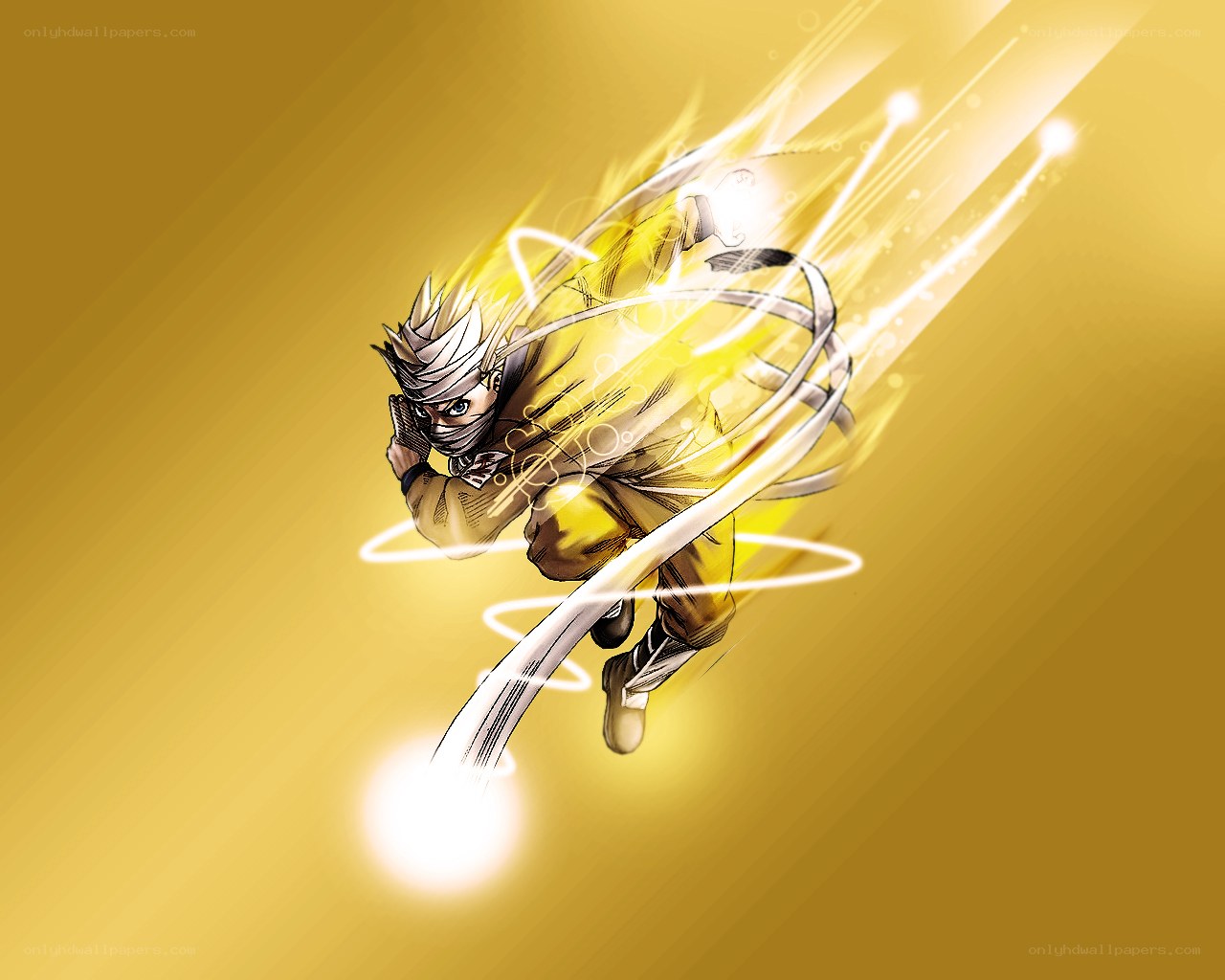 anime character in motion
