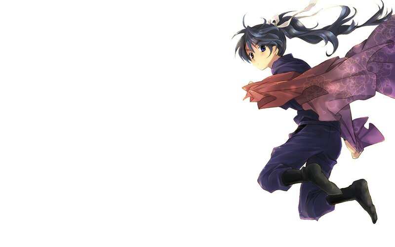 anime character in motion