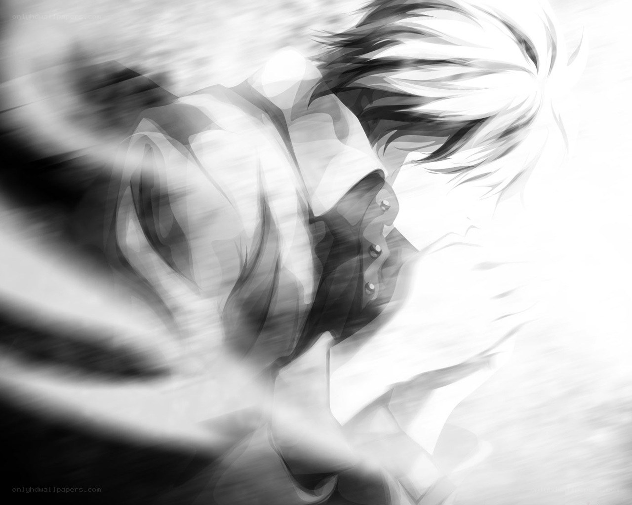 anime character in motion