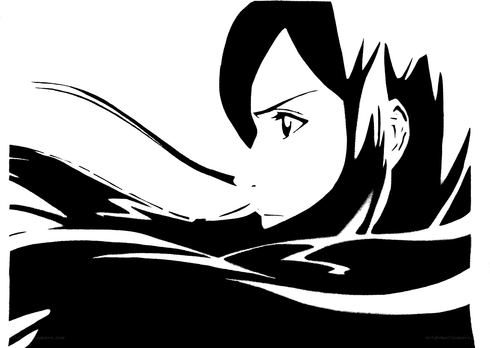 anime character in motion
