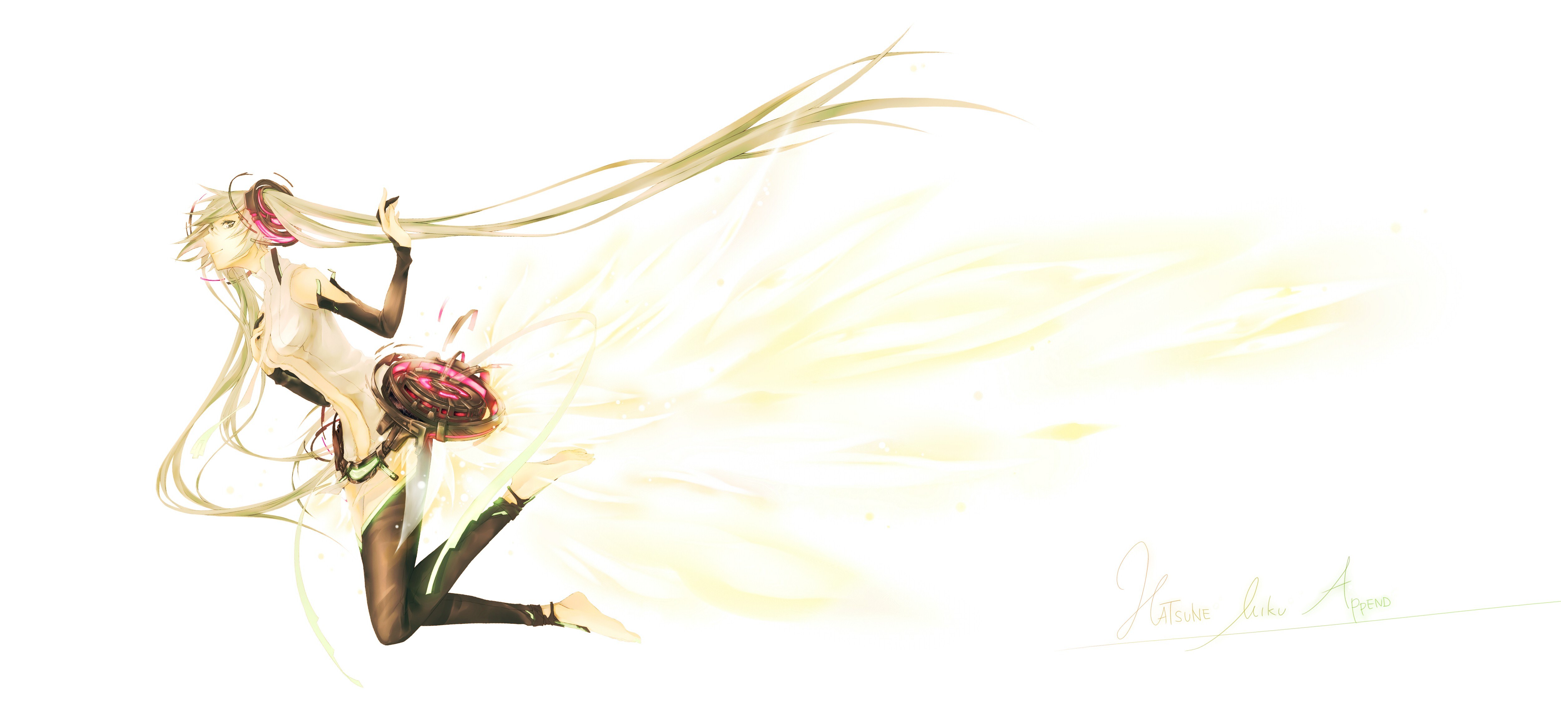 Anime character in motion