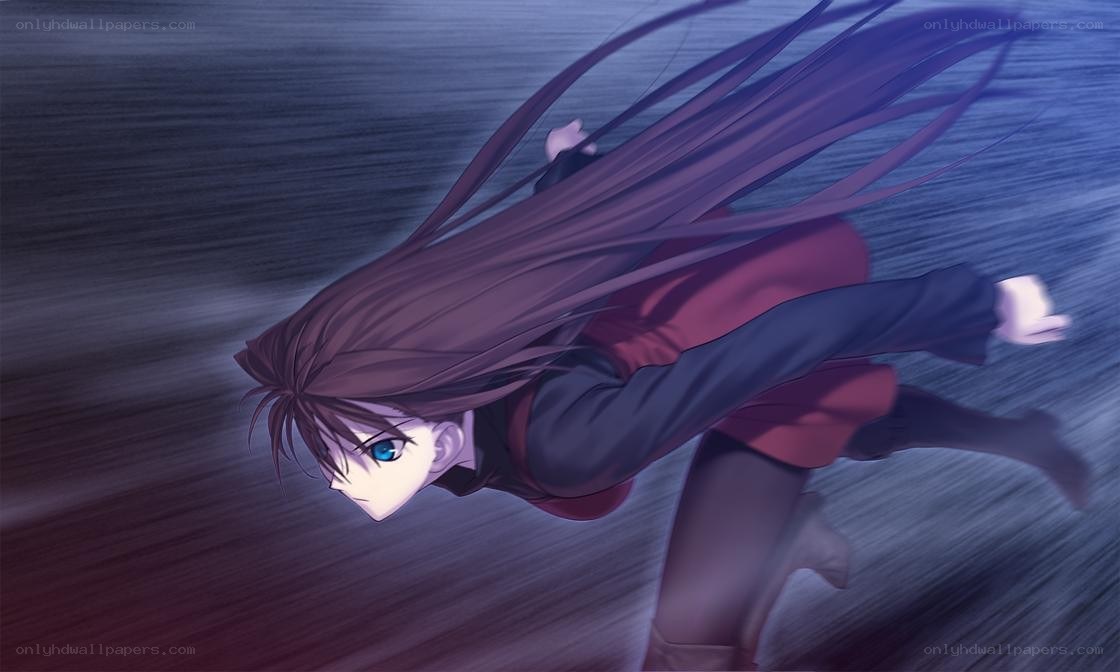anime character in motion