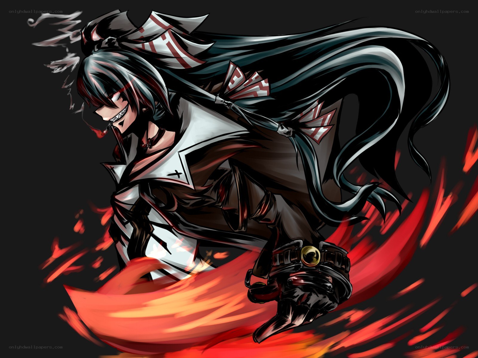 anime character in motion