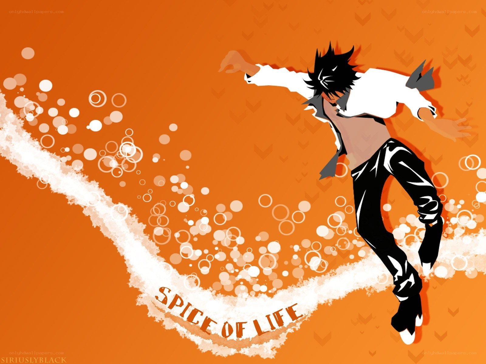 anime character in motion