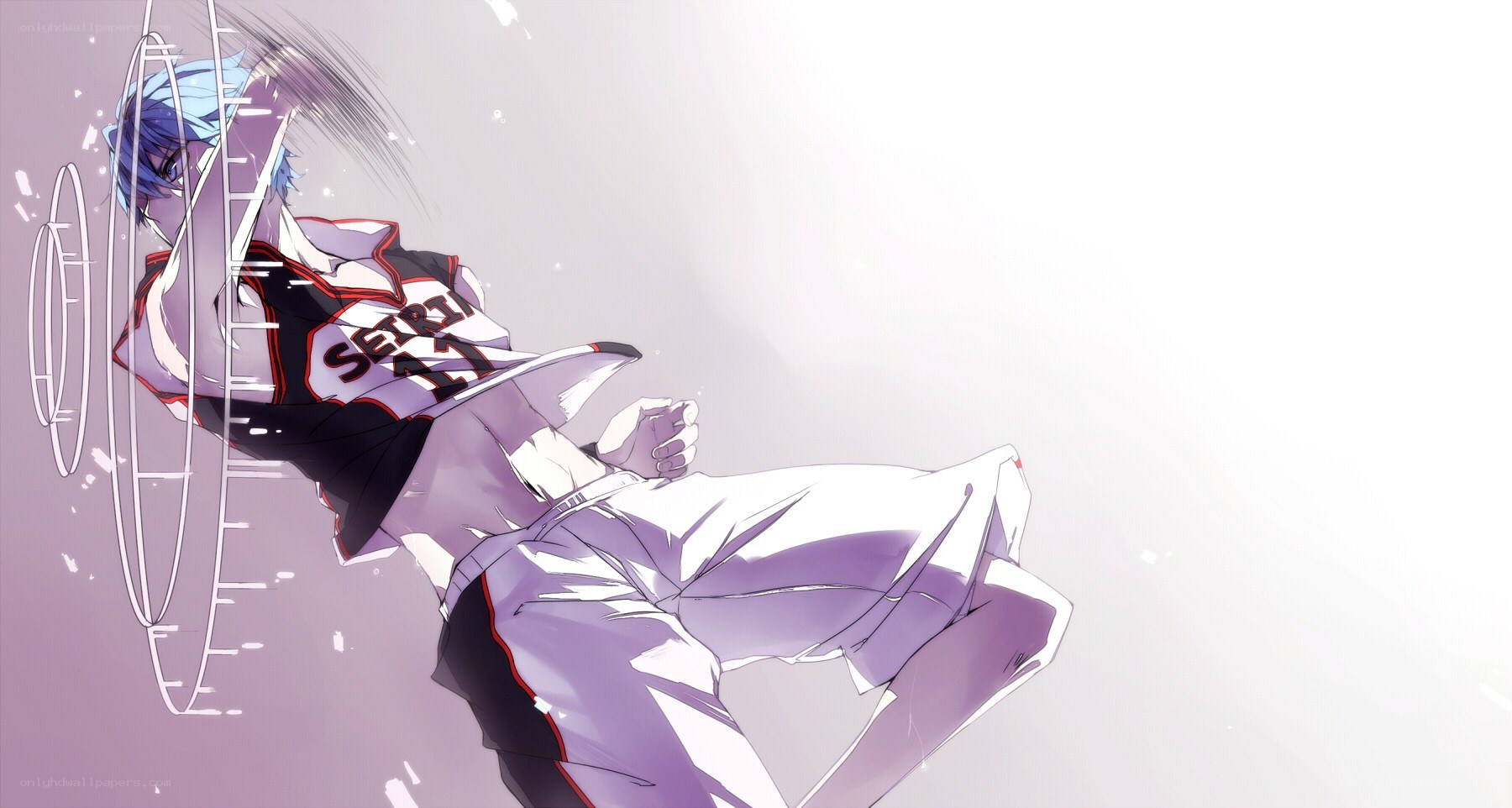 anime character in motion