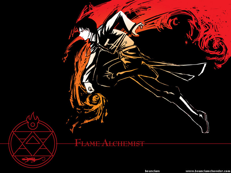 Anime Character in Motion — Black, Dramatic, Manga, Alchemical Symbol, Red Cape