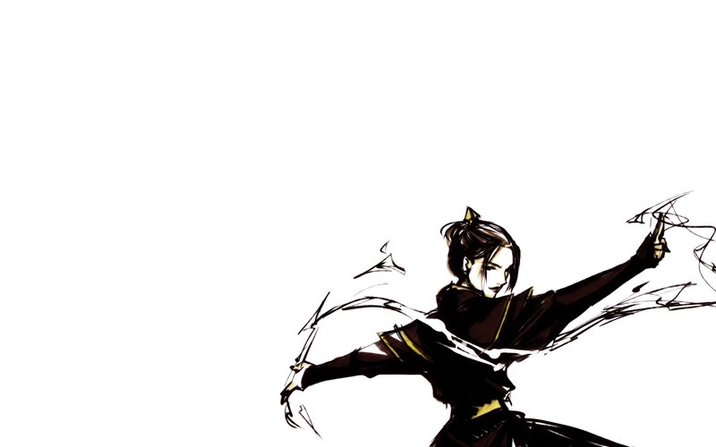 Anime Character in Motion — Black, Dynamic, Manga, Sword