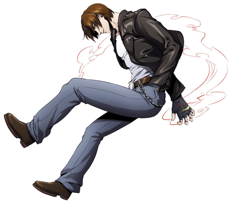 Anime Character in Motion — Black, Dynamic, Manga