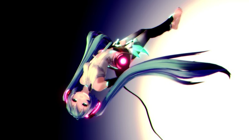Anime Character in Motion — Blue, Dramatic, 3d Render