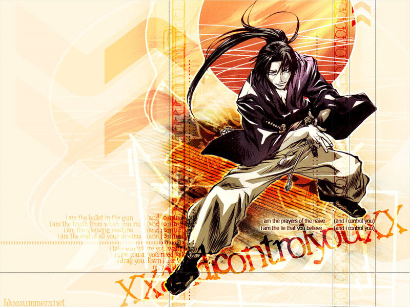 Anime Character in Motion — Orange, Dramatic